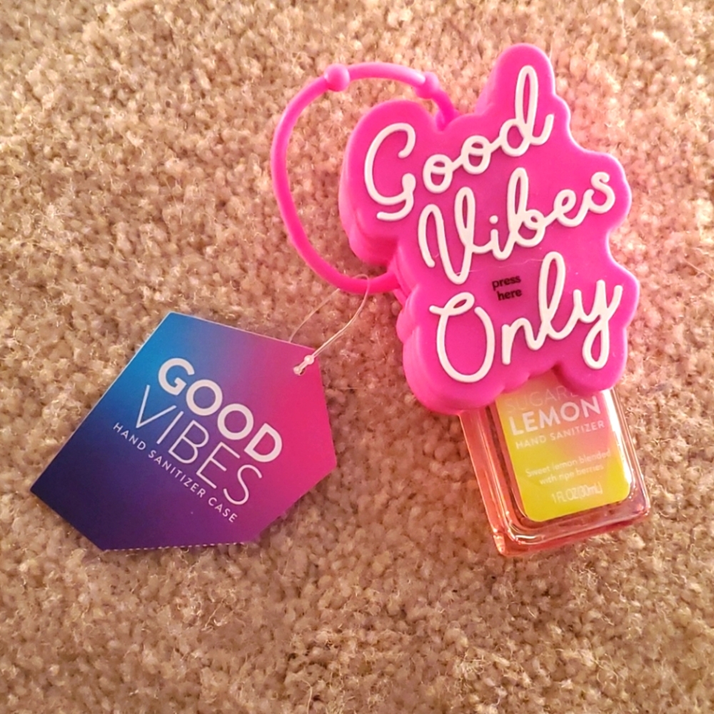 NWT Light up Holder with Hand Sanitizer